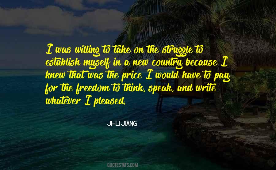 Quotes About Freedom To Speak #426883