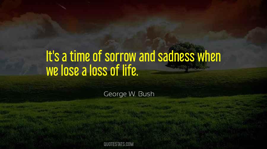 Quotes About Loss Of Life #1866239