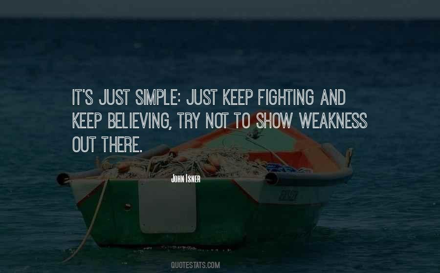 Quotes About Keep Fighting #1680547