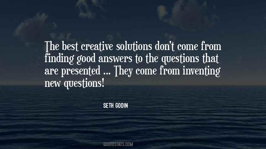 Quotes About Creative Solutions #1386440