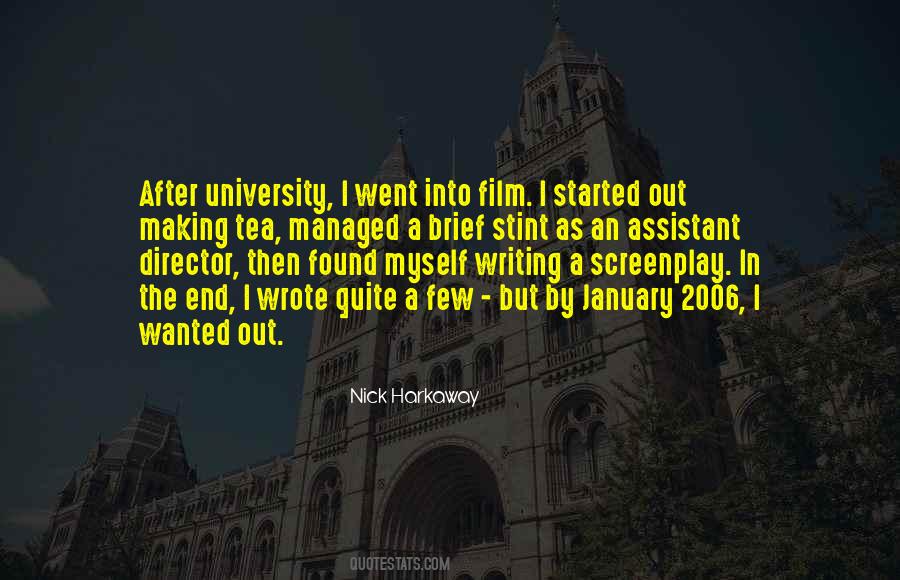 Quotes About Screenplay Writing #1247958