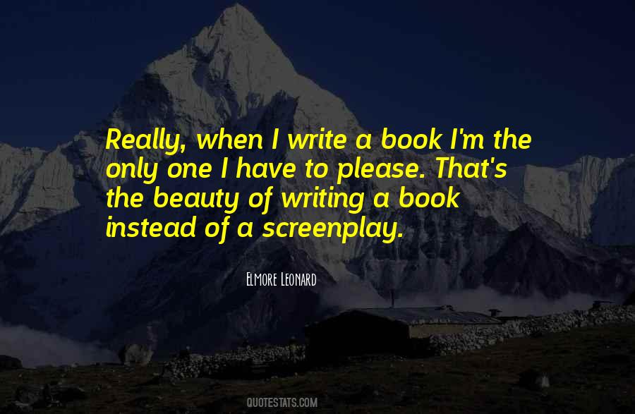 Quotes About Screenplay Writing #1610410