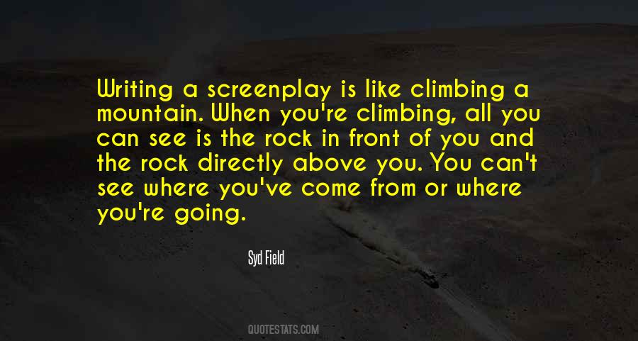 Quotes About Screenplay Writing #1681530