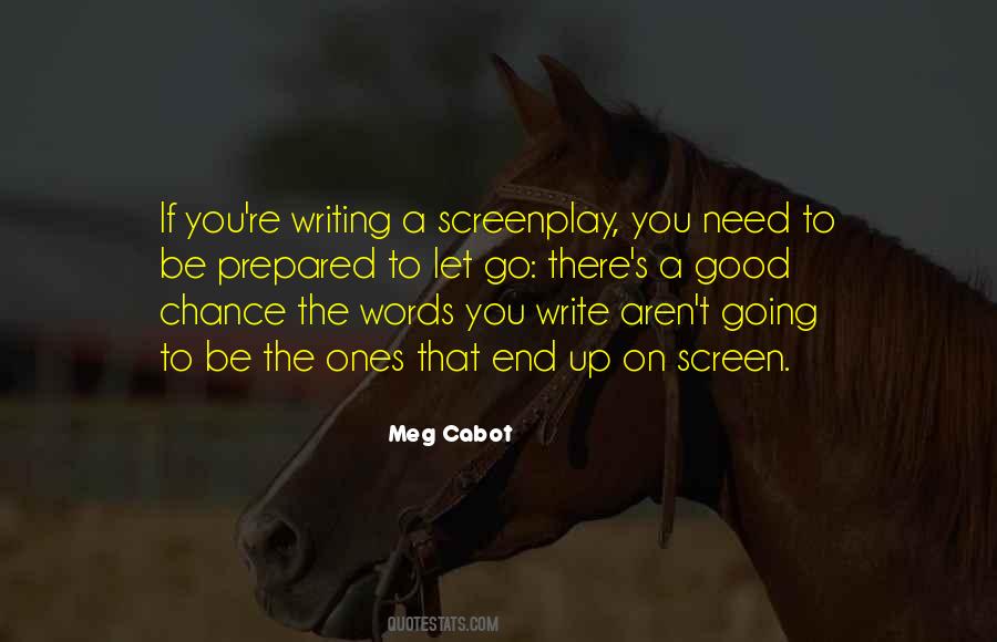Quotes About Screenplay Writing #697552
