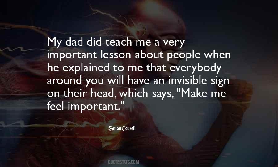 Lesson To Teach Quotes #532183