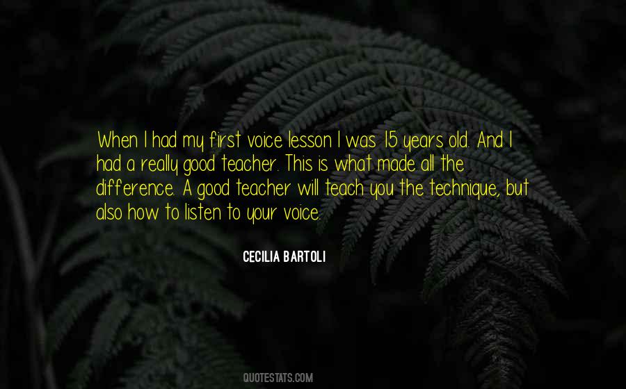 Lesson To Teach Quotes #701896
