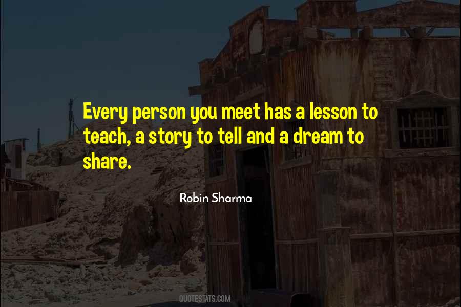 Lesson To Teach Quotes #923686