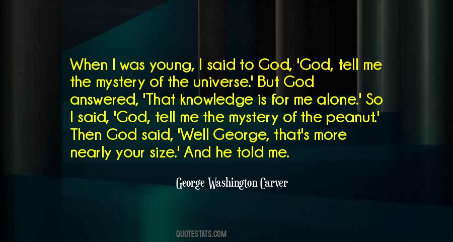 Mystery Of The Universe Quotes #155577