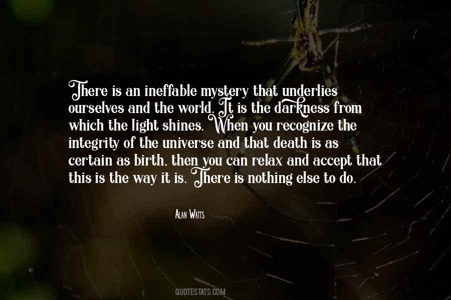 Mystery Of The Universe Quotes #229430