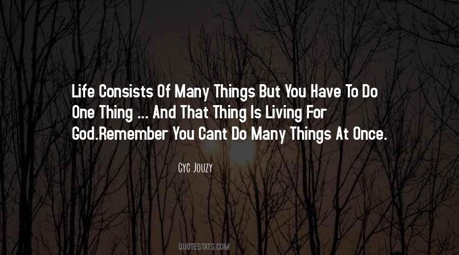 Quotes About Many Things To Do #230140