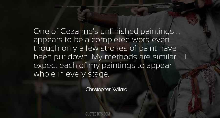 Quotes About Unfinished Work #197650