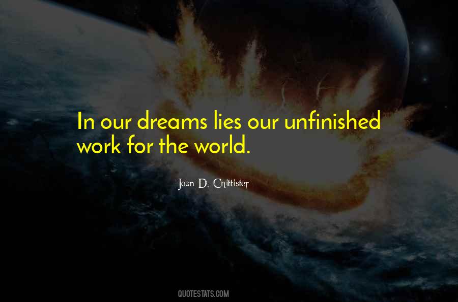 Quotes About Unfinished Work #505821