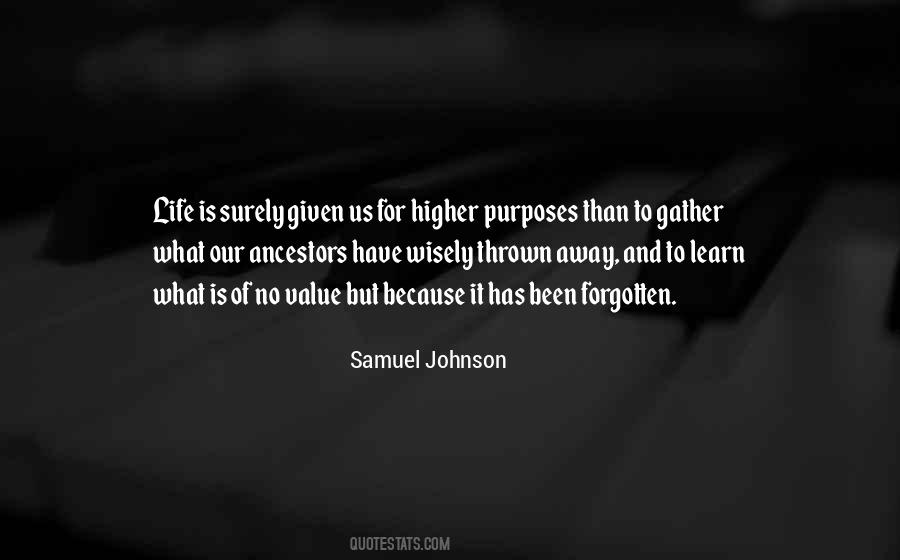 Quotes About Higher Purpose #1078893