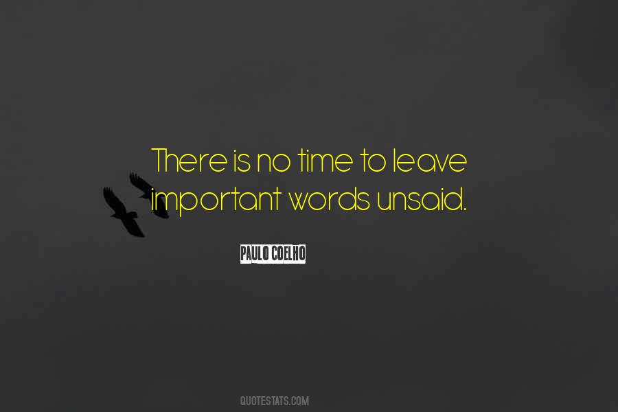 No Time To Quotes #1359796
