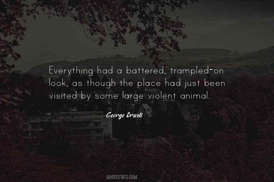 Quotes About Trampled #192070