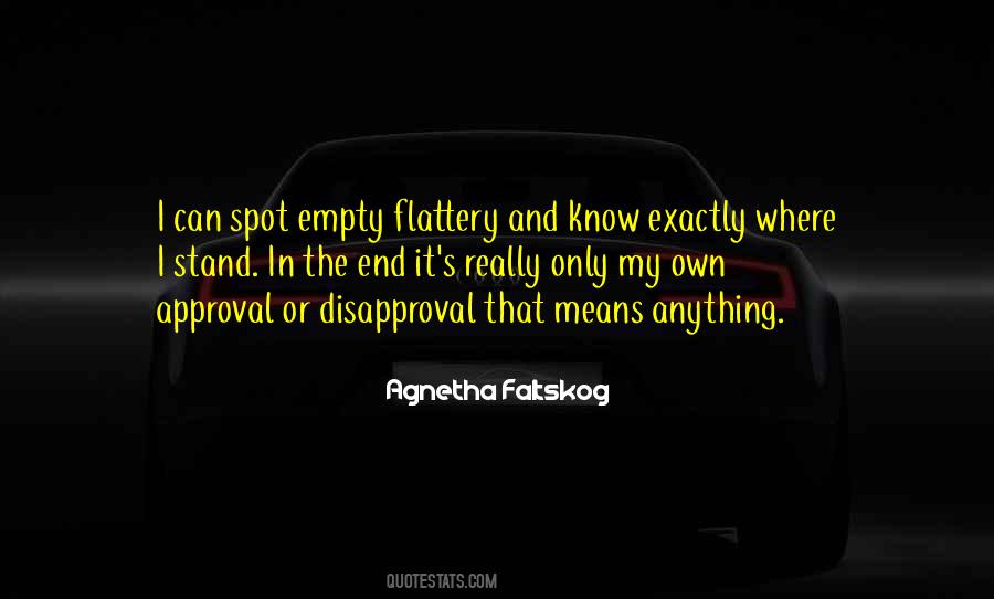 Quotes About Disapproval #268477