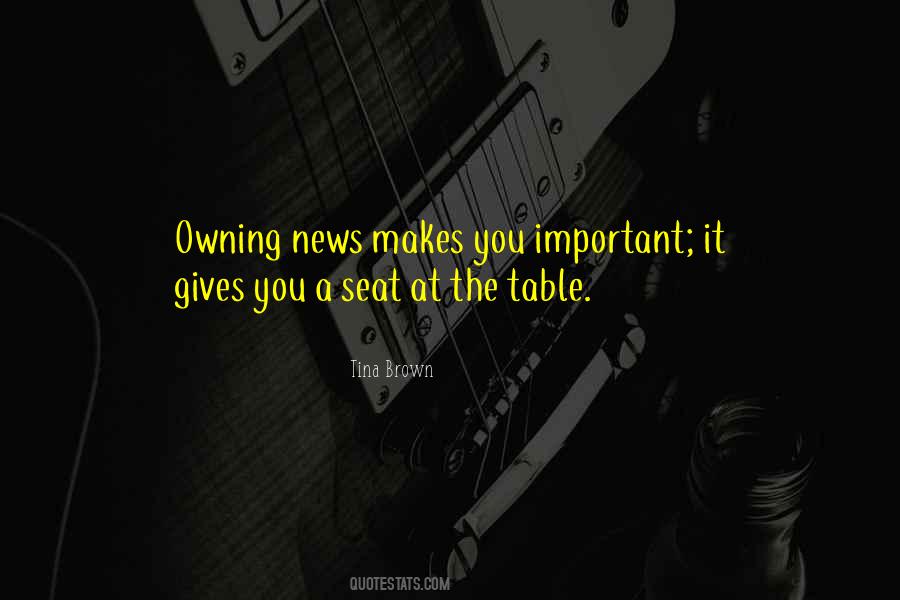 Seat At The Table Quotes #965599
