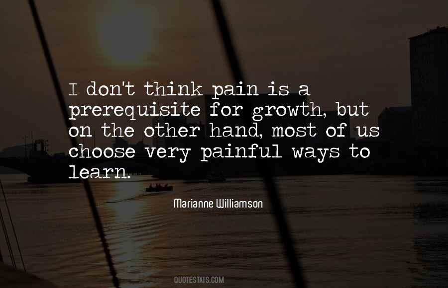 Growth Pain Quotes #1361528