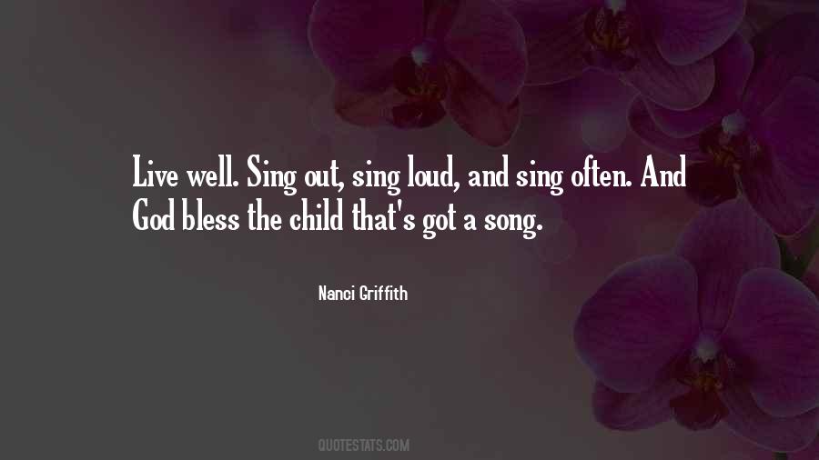 Bless The Child Quotes #536507