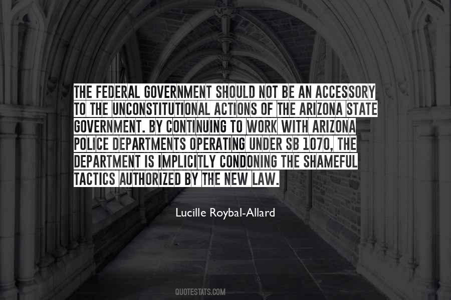 Federal Law Quotes #1053449