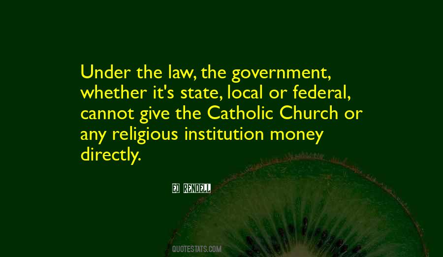 Federal Law Quotes #1094220