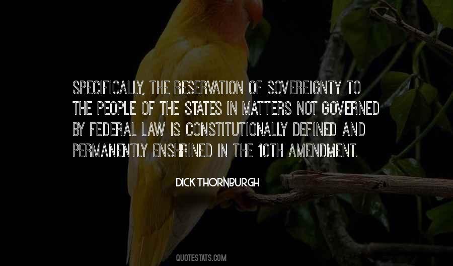 Federal Law Quotes #1617383