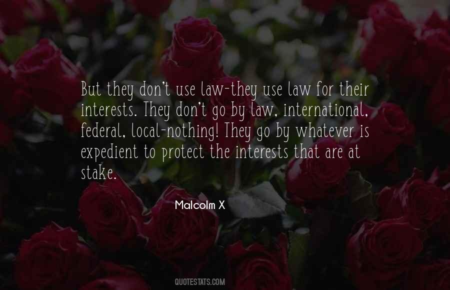 Federal Law Quotes #1855971