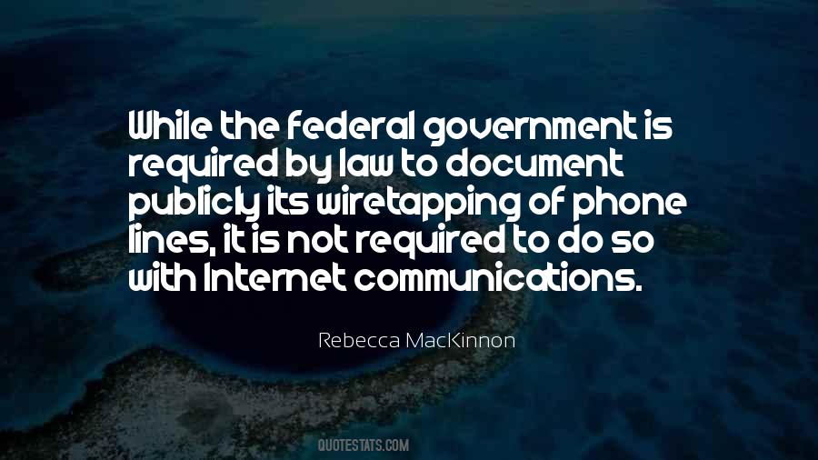 Federal Law Quotes #303969