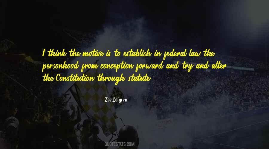 Federal Law Quotes #690424