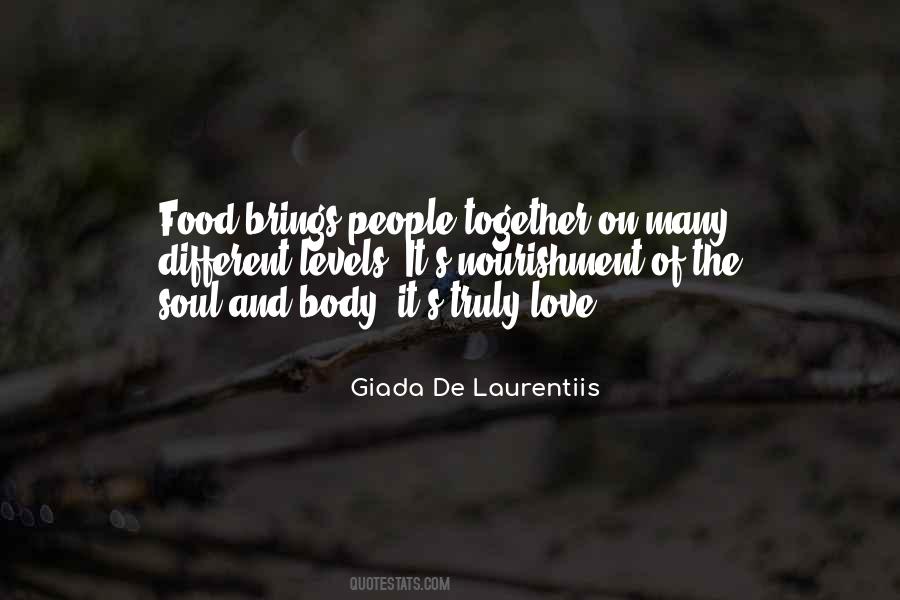 Quotes About The Love Of Food #119260