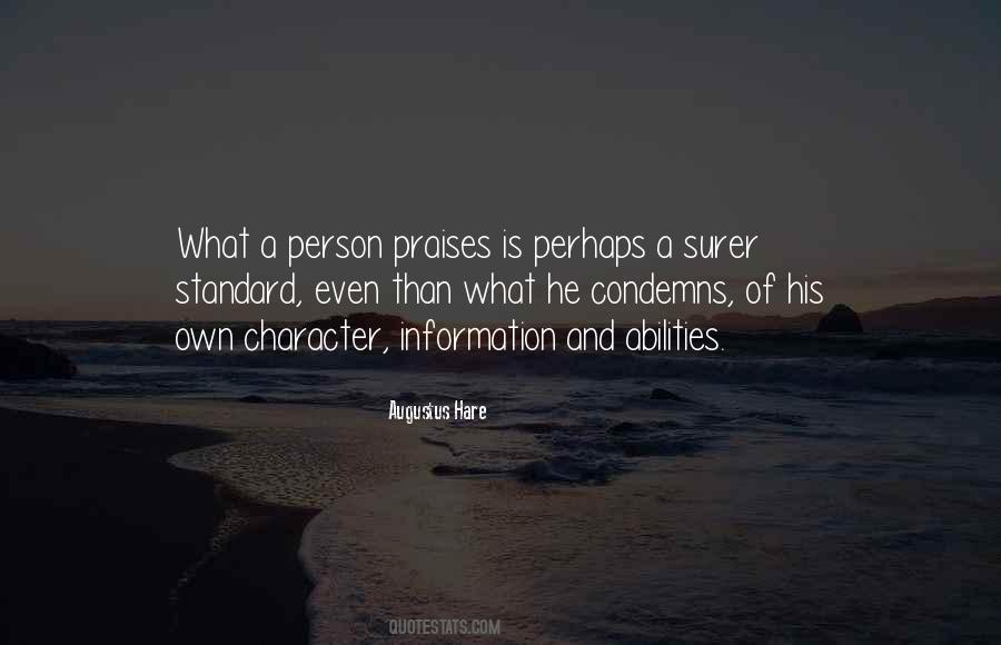 Own Abilities Quotes #240672