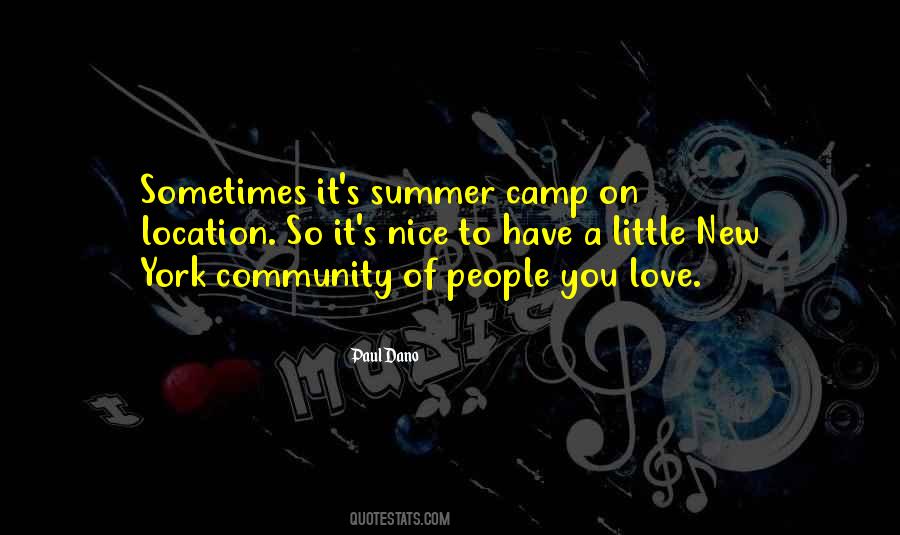 Quotes About Summer Camp #376142