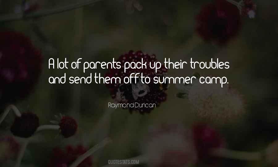 Quotes About Summer Camp #403907