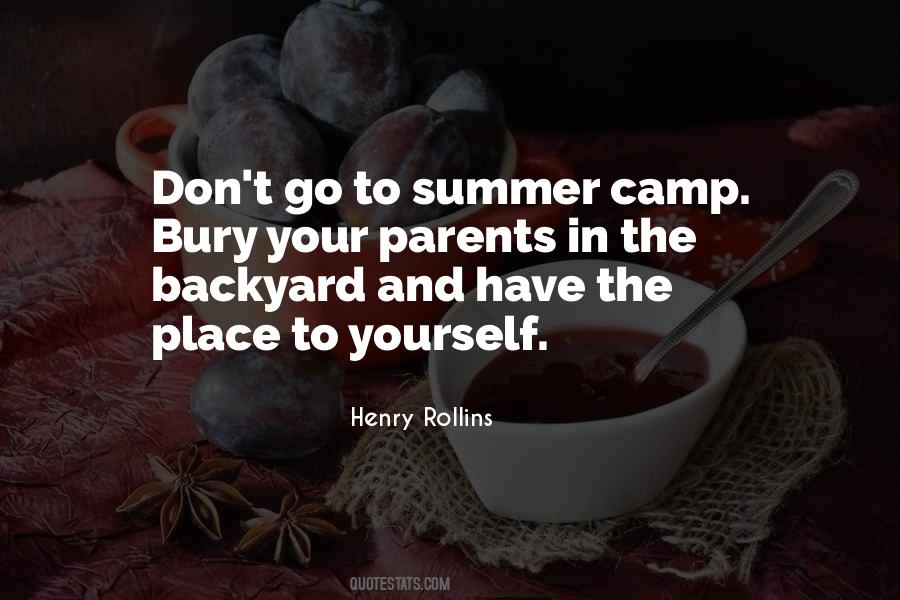 Quotes About Summer Camp #459333