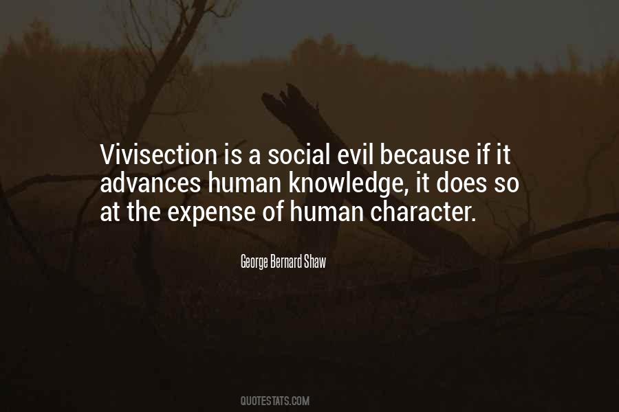 Evil Of Human Quotes #176137