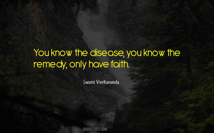 Faith Remedy Quotes #1165445