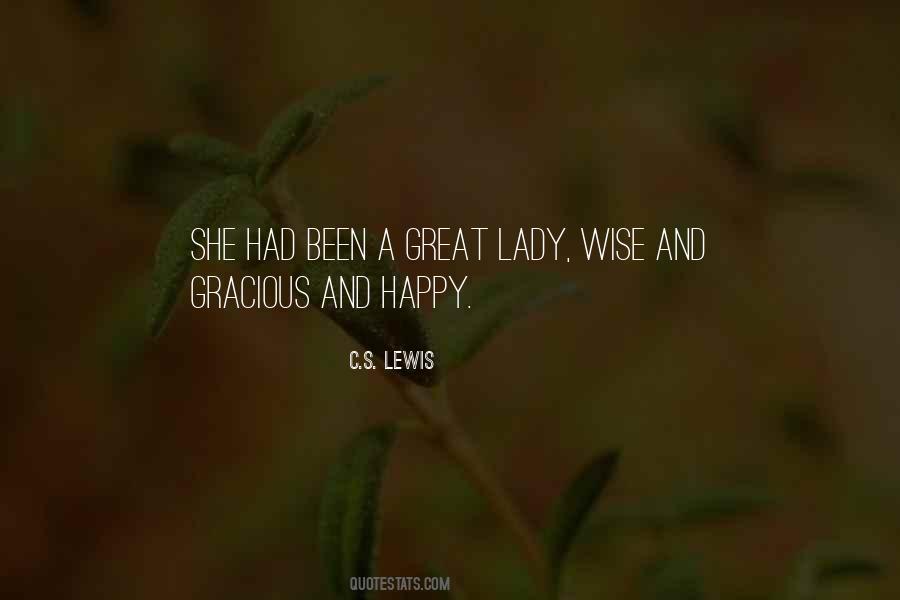 Quotes About Happy Lady #1090238