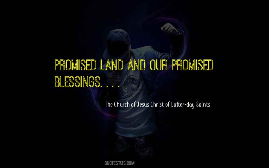 Quotes About Promised Land #382184