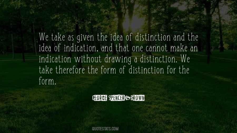 Quotes About Distinction #1393582