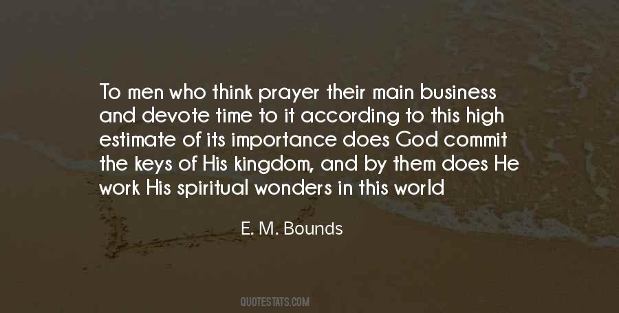 Prayer Bounds Quotes #943237