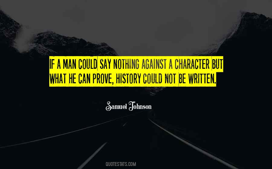 Quotes About A Man Character #122500
