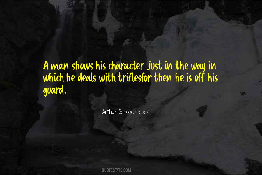 Quotes About A Man Character #153794