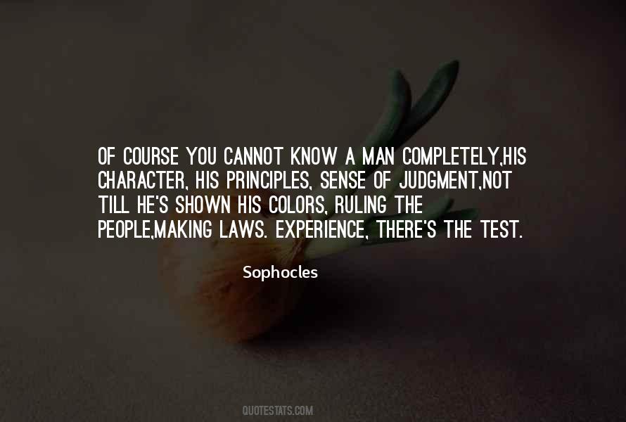 Quotes About A Man Character #187671