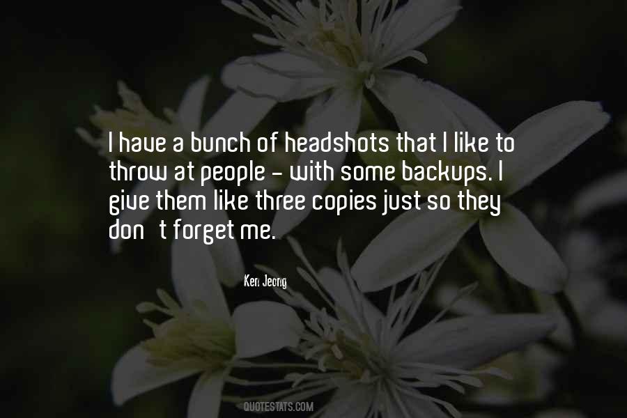 Quotes About Headshots #153652