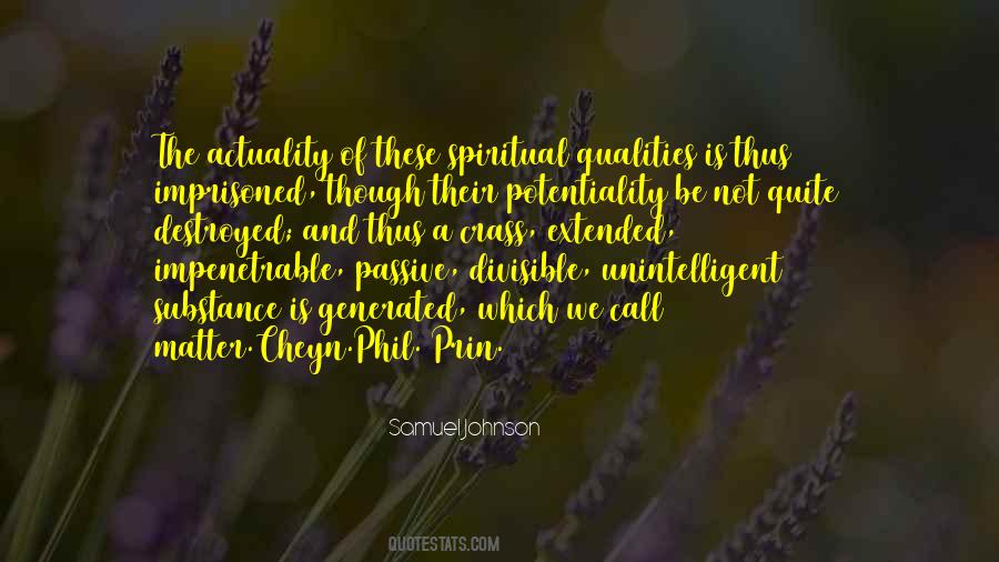 Actuality And Potentiality Quotes #1736108