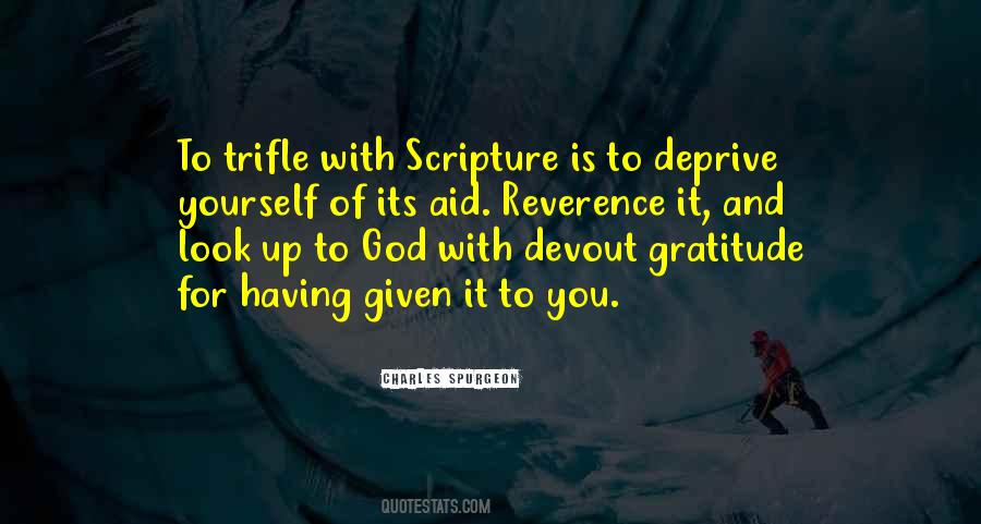 Reverence For God Quotes #1708285