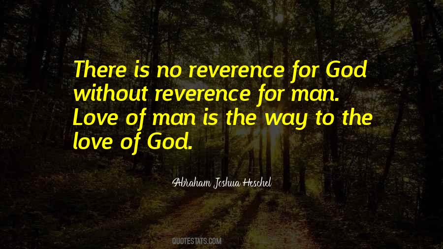 Reverence For God Quotes #503761