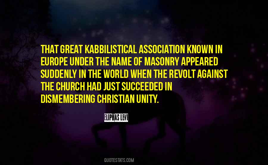 Quotes About Church Unity #75388