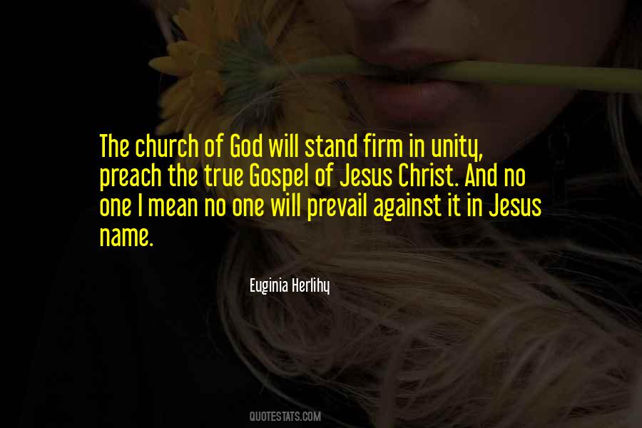 Quotes About Church Unity #907518