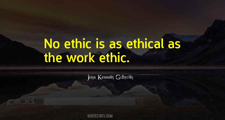 Ethics Work Quotes #539766